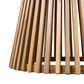 Hearth and Haven 5-Piece Outdoor Dining Set with Cream Cushion in Light Teak, , large