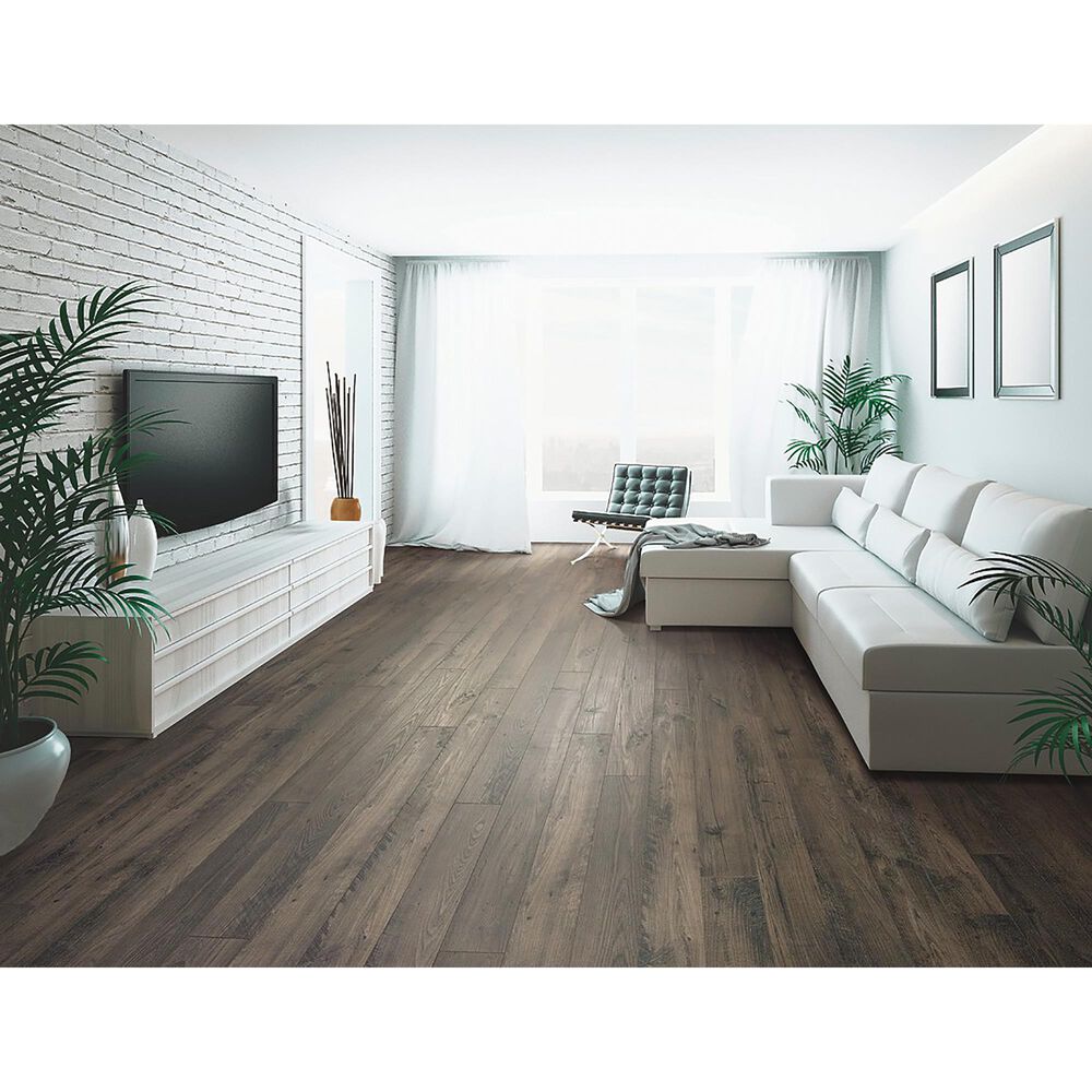 Mohawk Kingmire 5.25&quot; x 48&quot; Millstone Chestnut Laminate, , large