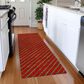 Dalyn Rug Company Wonderland WN27 2"3" x 7"6" Merlot Indoor/Outdoor Runner, , large