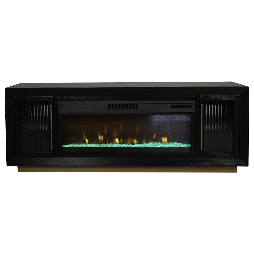 Ironleaf Montrose 74" Fireplace TV Stand in Cappuccino, , large