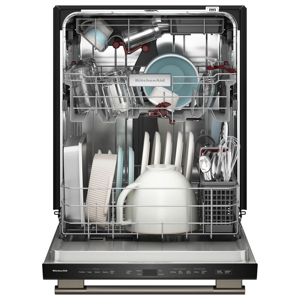 KitchenAid 24&quot; Max Jets Third Rack Dishwasher with Top Control and ProDry System in Black Ore, , large