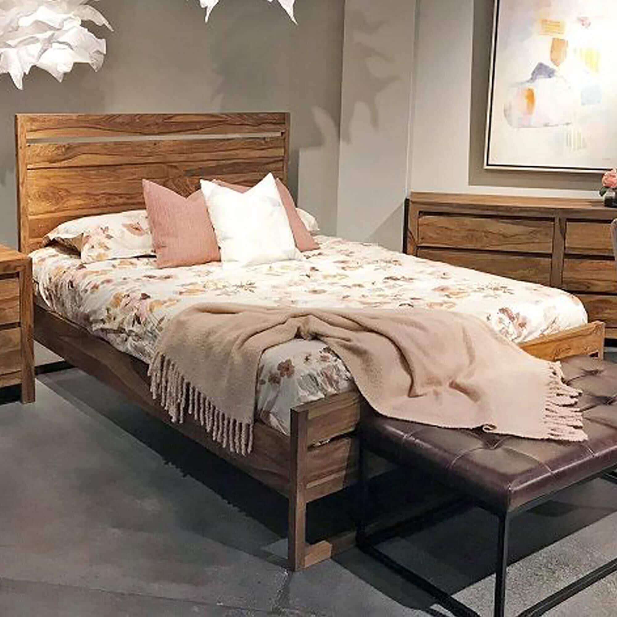 Porter Design Urban Queen Bed in Natural Nebraska Furniture Mart