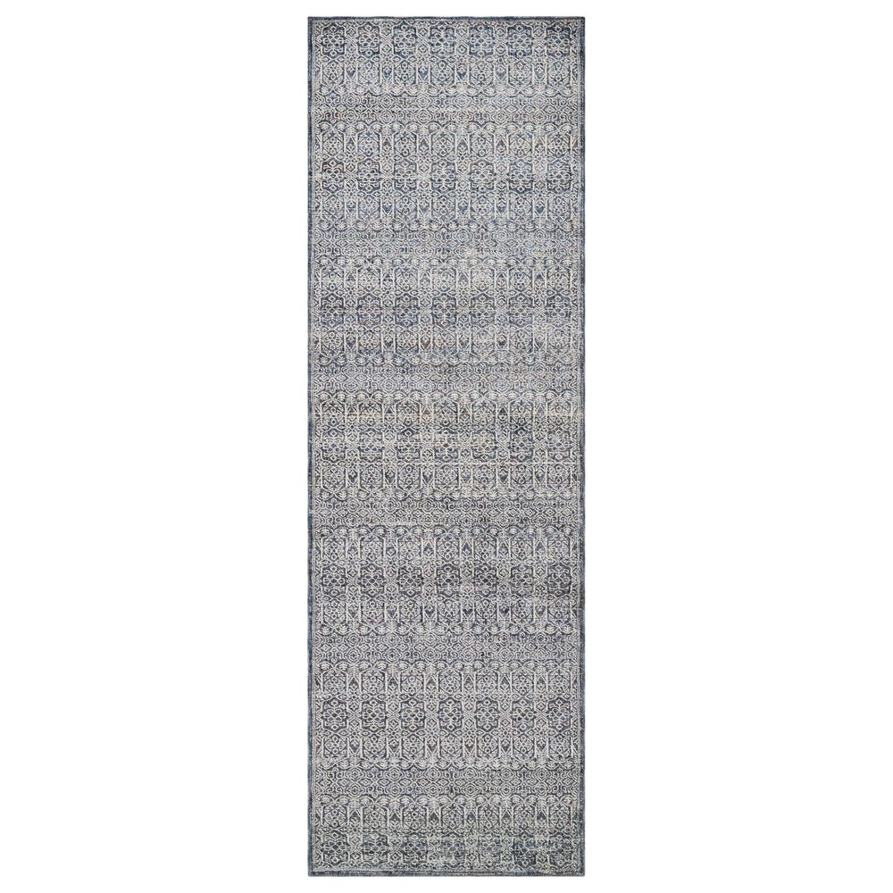 Amber Lewis x Loloi Zuma 2"7" x 12" Denim and Ivory Runner, , large