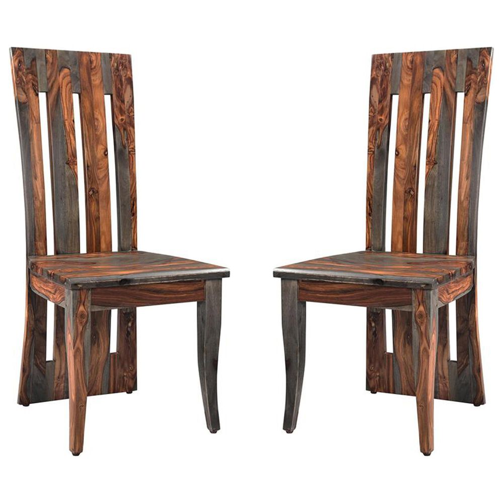 Shell Island Furniture Sierra Dining Chair in Sierra Brown (Set of 2), , large