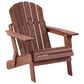 Hearth and Haven Oversize Outdoor Folding Adirondack Chair in Coffee, , large