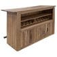 Fallridge Natural Parota Bar with Wine Bottle Storage in Natural Wood, , large