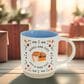 Pavilion 18 oz Books and Cats Mug in White, , large
