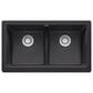 Blanco Vintera 33" Equal Double Apron Farmhouse Sink in Anthracite, , large