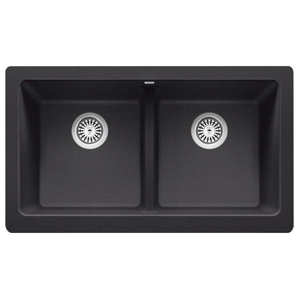 Blanco Vintera 33" Equal Double Apron Farmhouse Sink in Anthracite, , large