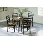 Ashley Blondon 5-Piece Round Dining Set in Brown and Black, , large