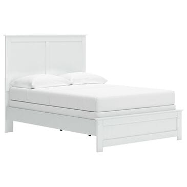 Ashley Bostwick Shoals Full Panel Bed in White, , large