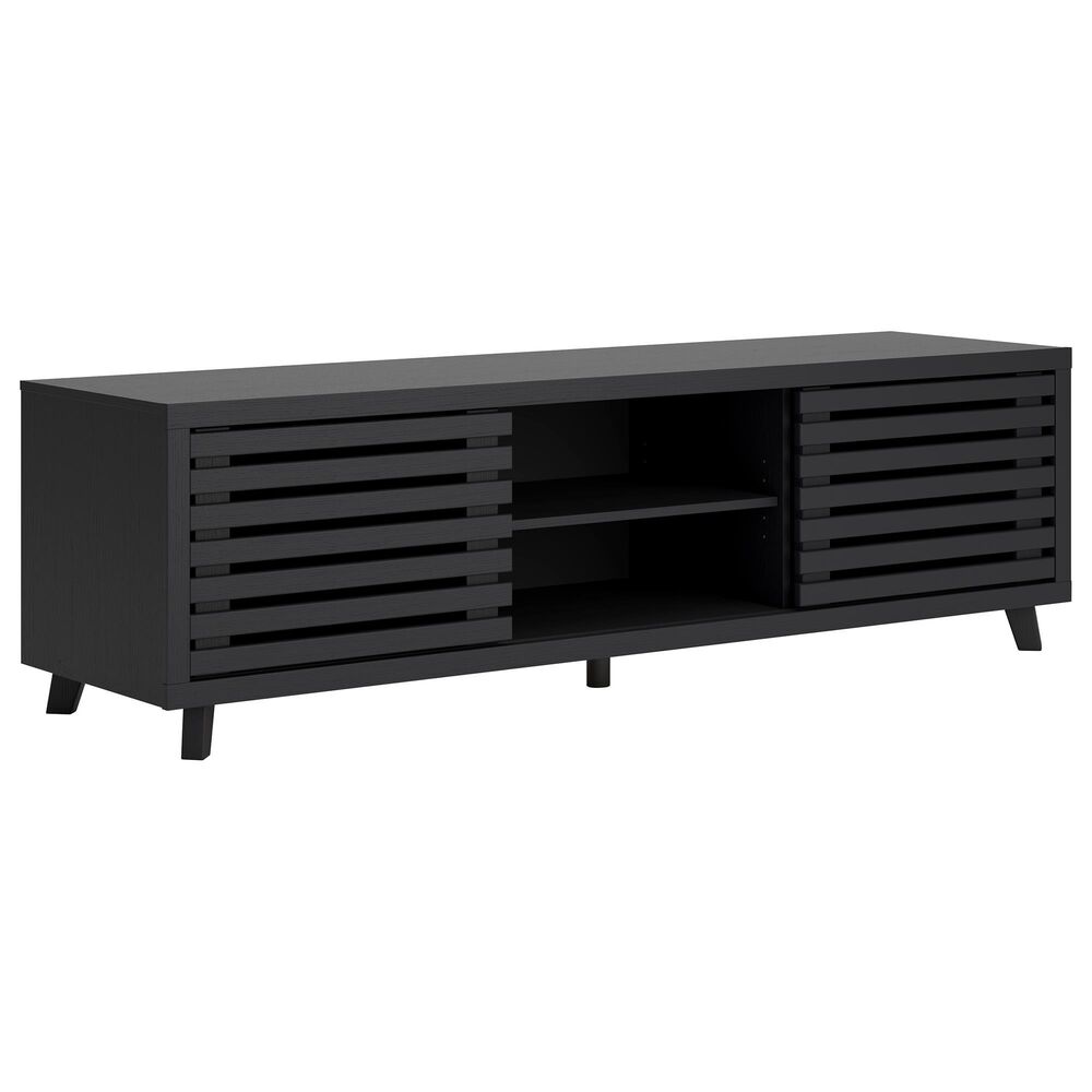 Ashley Danziar 72" TV Stand in Matte Black, , large