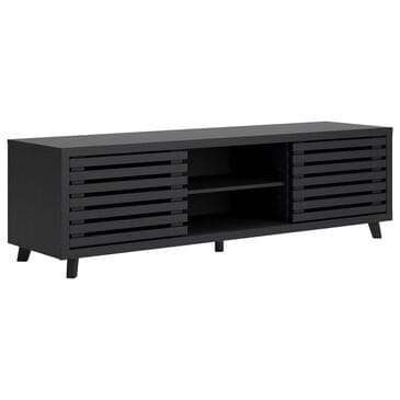 Ashley Danziar 72" TV Stand in Matte Black, , large