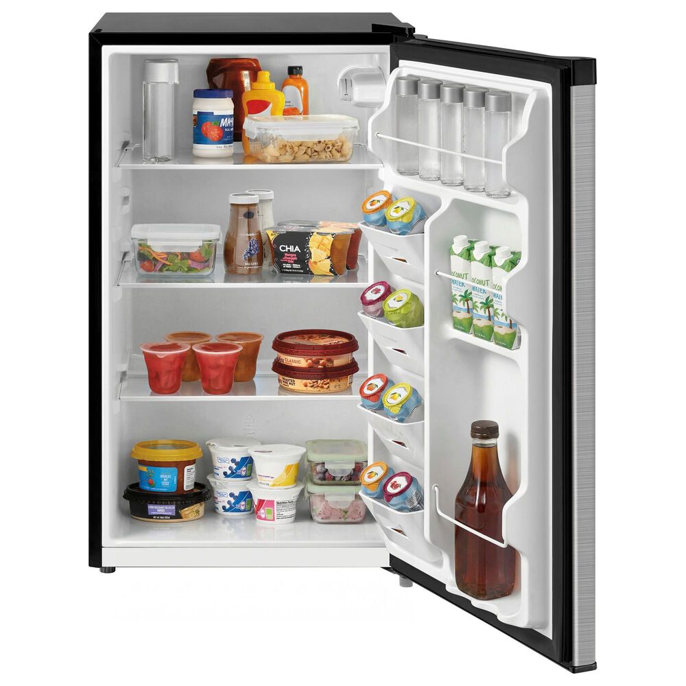 Frigidaire 4 Cu. Ft. Compact Refrigerator in Fingerprint Resistant Stainless Steel, , large