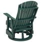 Ashley Shell Beach Patio Swivel Glider Chair in Green, , large