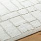 Surya Bianca Light Silver and Ash 2" x 3" Area Rug, , large