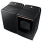 Samsung 5.5 Cu. Ft. Smart Top Load Impeller Washer and 7.4 Cu. Ft. Electric Dryer in Brushed Black, , large