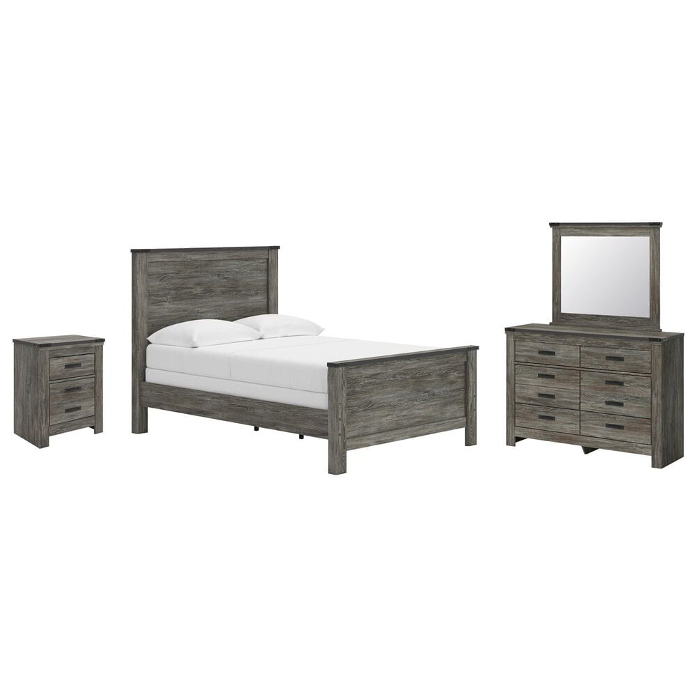 Ashley Frandern 4-Piece Full Panel Bedroom Set in Rustic Warm Gray, , large