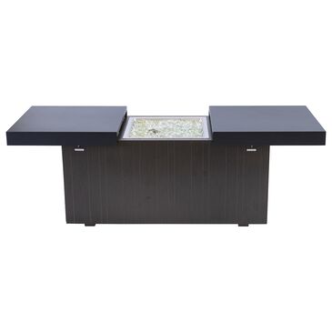 Plank and Hide 24" x 48" Fire pit W/sliding Top, , large