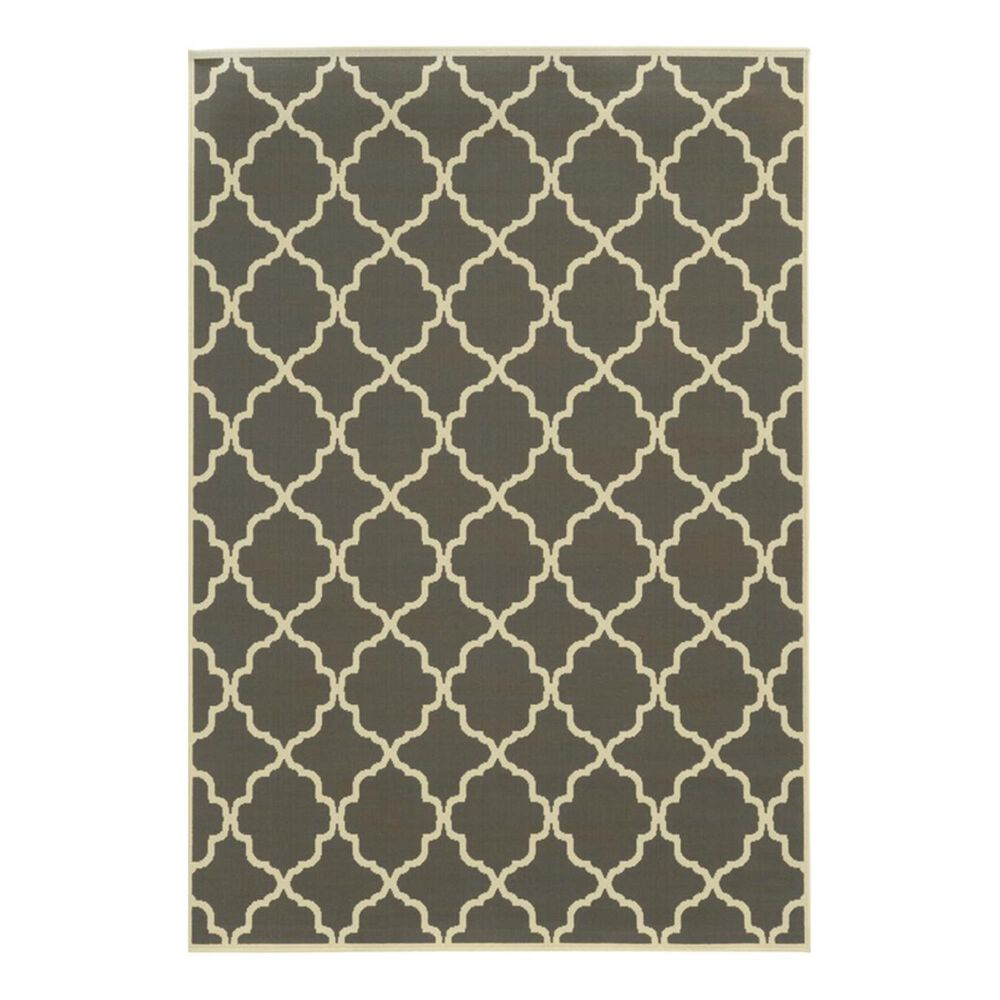 Oriental Weavers Riviera 4770W 5'3" x 7'6" Gray Area Rug, , large