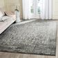 Safavieh Evoke EVK256D 10" x 14" Grey and Ivory Area Rug, , large