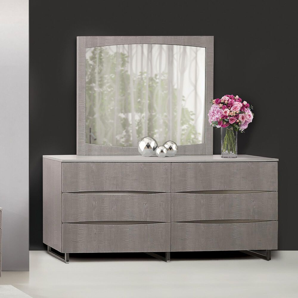 Vista Haus Marin Mirror in Greige, , large