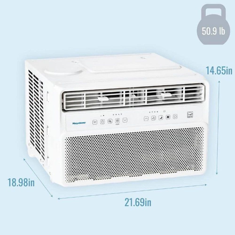 Keystone 12000 BTU Window Air Conditioner with Inverter Technology in White, , large