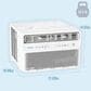 Keystone 12000 BTU Window Air Conditioner with Inverter Technology in White, , large