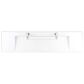 James Martin Vanities Linear 72" Double Bathroom Vanity in Mid Century Walnut with 10 cm Glossy White Solid Surface Top and Rectangular Sinks, , large