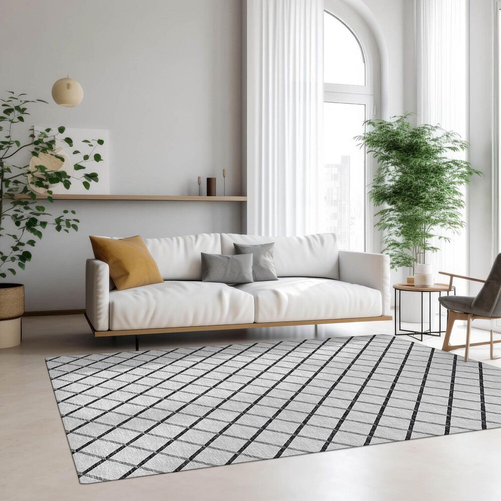 Dalyn Rug Company York 9&#39; x 12&#39; Gray Indoor/Outdoor Area Rug, , large