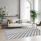 Dalyn Rug Company York 9" x 12" Gray Indoor/Outdoor Area Rug, , large