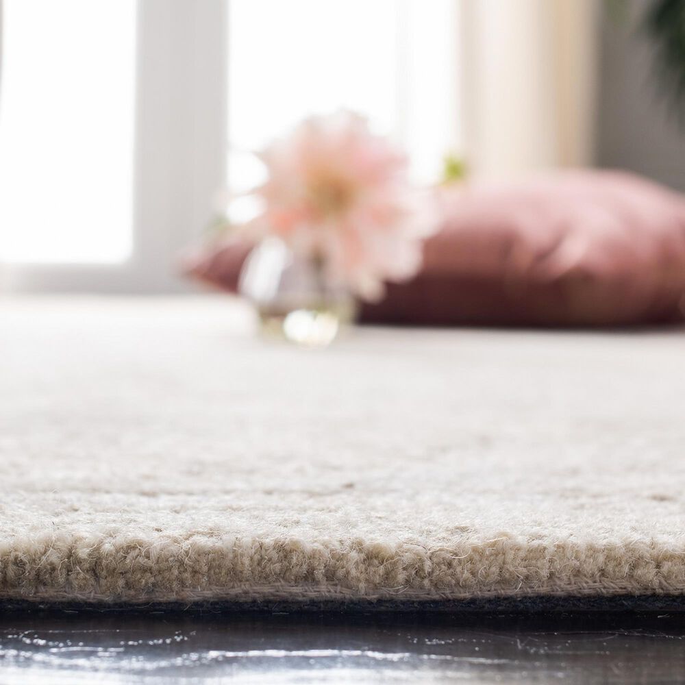 Safavieh Micro-Loop 2&#39;3&quot; x 9&#39; Beige and Gray Runner, , large