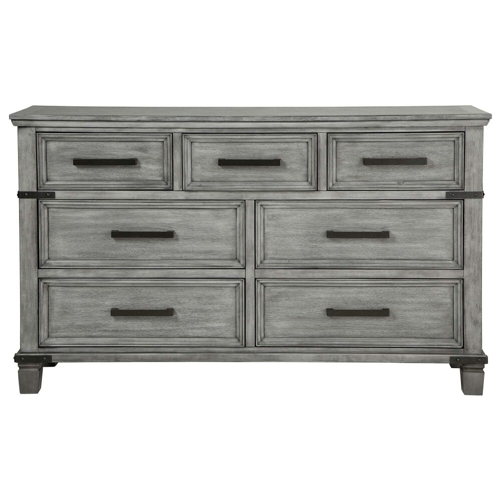 Ashley Russelyn 3 Piece Queen Bedroom Set in Gray, , large