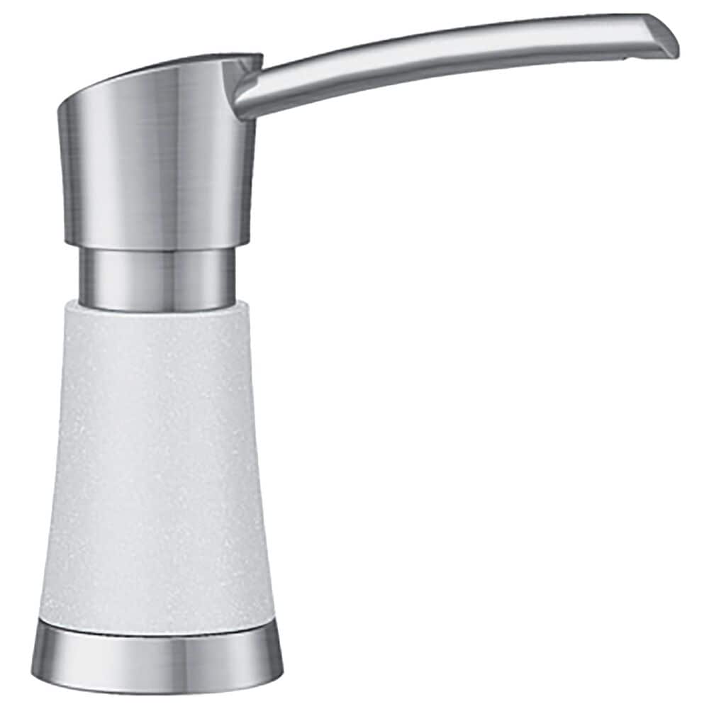 Blanco Artona Soap Dispenser in Stainless Steel and White, , large