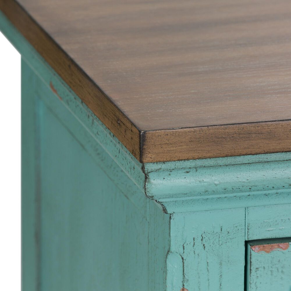 Belle Furnishings Kensington 4-Door Accent Cabinet in Blue, , large