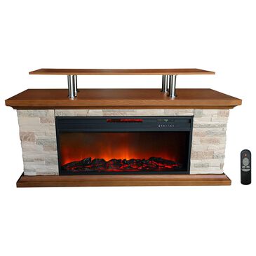 Almo Distributing LifeSmart 60 Inch Media Fireplace, , large