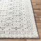 Surya Louvre LOU-2303 2"6" x 8" Black, Ivory and Cream Runner, , large