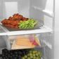 GE Appliances 17.5 Cu. Ft. Top Freezer Refrigerator with Edge-to-Edge Glass Shelves in Stainless Steel, , large