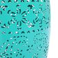 Hearth and Haven Outdoor Side Table with Built-In Solar Battery in Teal, , large