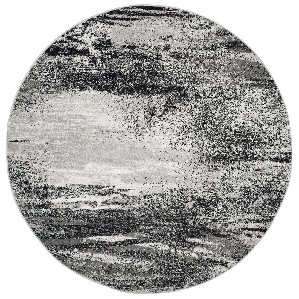 Safavieh Adirondack ADR112G-6R 6" x 6" Silver/Multi Round Rug, , large