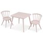 Delta Windsor 3-Piece Table and Chairs Set in Blush Pink, , large