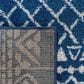 Safavieh Tulum 3" Square Dark Blue Area Rug, , large