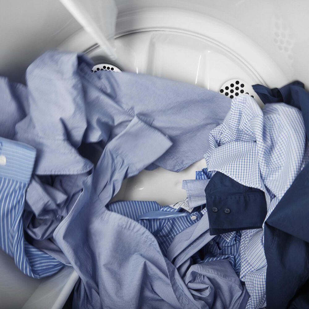 Maytag 4.2 Cu. Ft. Top Load Agitator Washer and 7.0 Cu. Ft. Gas Wrinkle Prevent Dryer Laundry Pair in White, , large