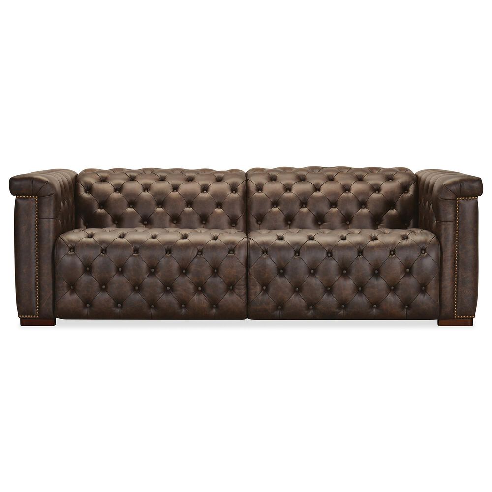 Hooker Furniture Savion Deux Power Reclining Sofa with Power Headrests in West Saddlewood, , large