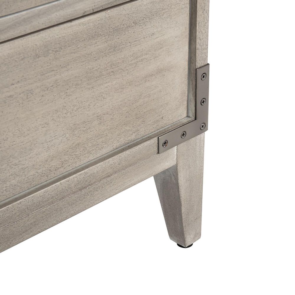 Safavieh Perri 3 Drawer Nightstand in Light Gray, , large