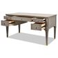 Hearth and Haven Dauphin Executive Desk in Grey and Gold, , large
