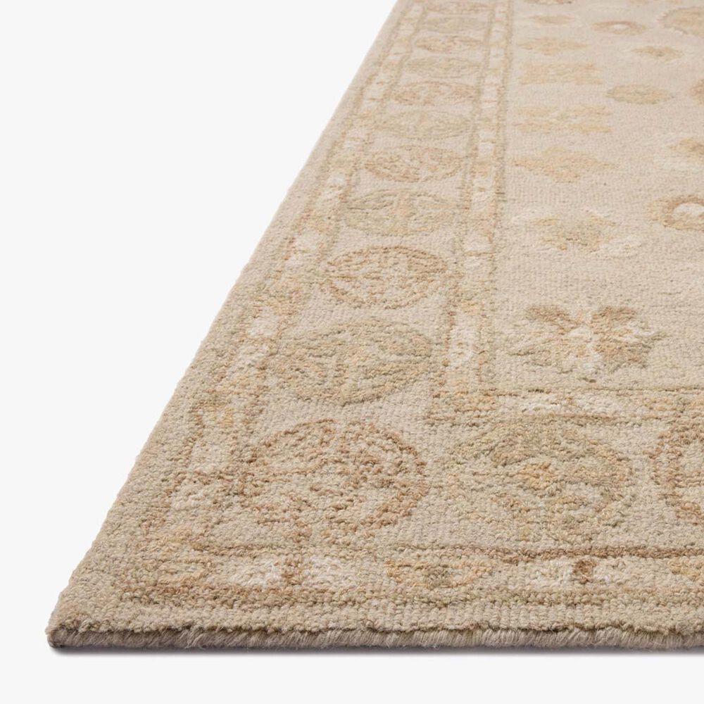 Chris Loves Julia x Loloi Dorothea Dove and Natural 5' x 7'6" Area Rug, , large