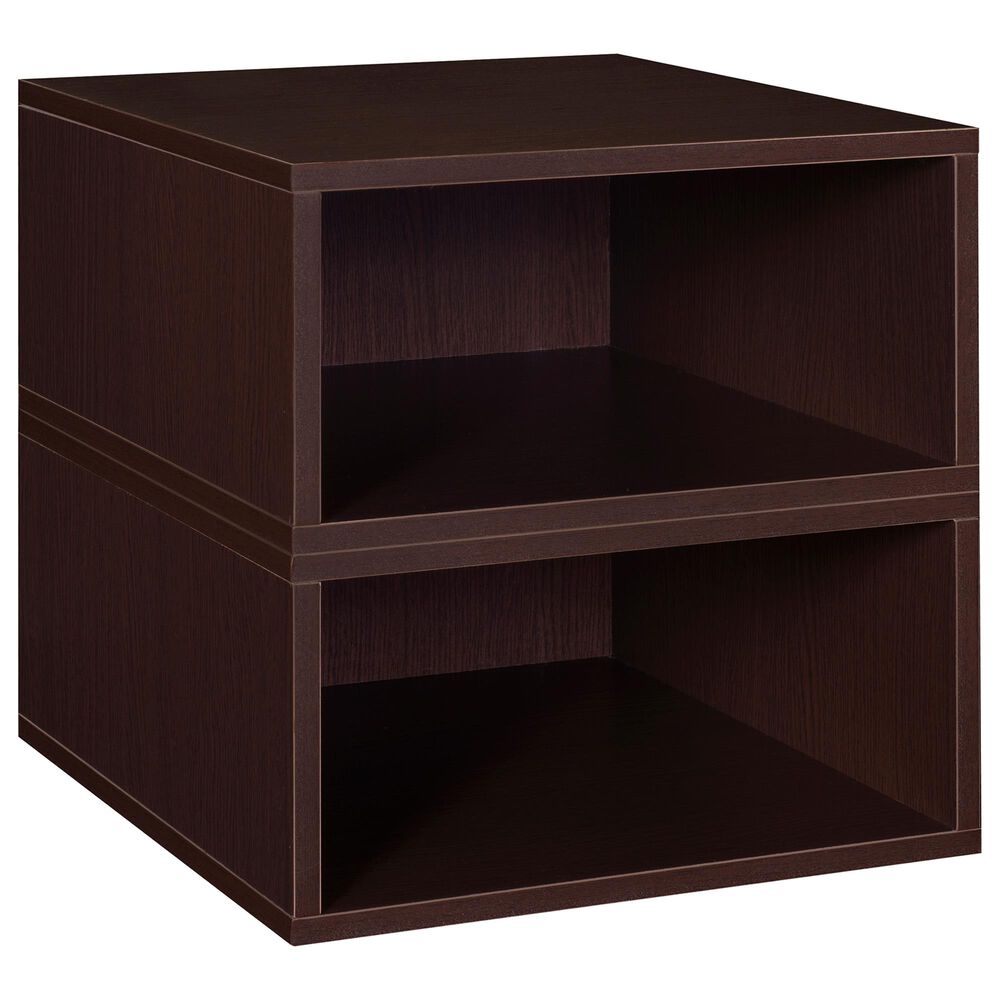 Regency Global Sourcing Niche Cubo 2-Piece Storage Cube Set in Truffle Brown, , large