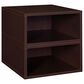 Regency Global Sourcing Niche Cubo 2-Piece Storage Cube Set in Truffle Brown, , large