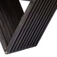 Hearth and Haven Metropol Patio Bench in Dark Grey, , large